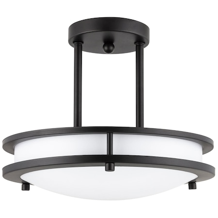 Sunlite LED 12" Dual Band Ceiling Light Fixture Decorative Semi-Flush Mount 3 CCT 3000K 4000K 5000K 87784-SU